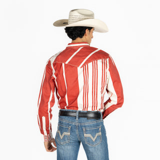 Camisa Kimes Ranch Bandit Brick Red Caballero