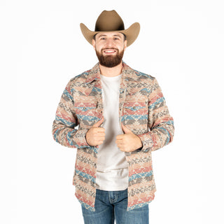 Sobrecamisa Wrangler Aztec Beige Caballero