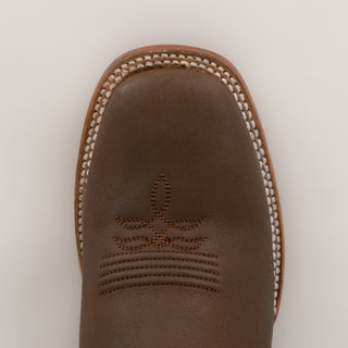 Bota Coyote Ranch Meoqui Flores Crazy Brown Dama