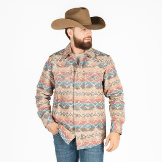 Sobrecamisa Wrangler Aztec Beige Caballero