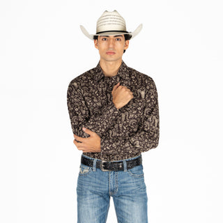 Camisa Wrangler Retro Café Caballero