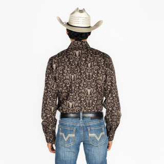 Camisa Wrangler Retro Café Caballero
