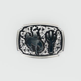 Hebilla Nocona Jinete Cactus