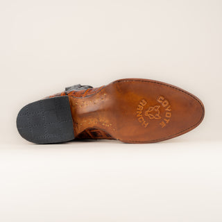 Bota Coyote Ranch Casas Grandes Grabado Moreleti Shedron Caballero