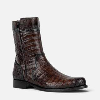 Bota Franco Cuadra Caiman Doble Cierre Café Caballero