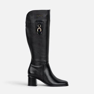 Bota Franco Cuadra Ternera Murray Alligator Negro Dama
