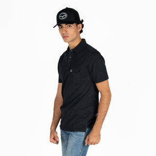 Playera Polo Kimes Ranch Fluger Black Caballero