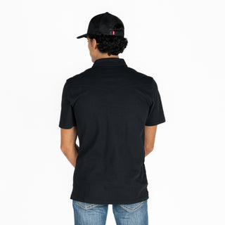 Playera Polo Kimes Ranch Fluger Black Caballero
