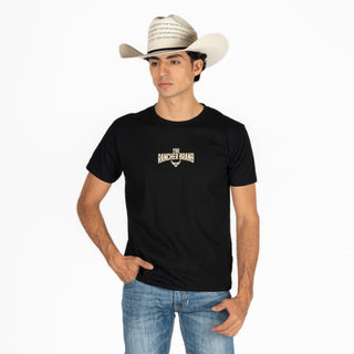 Playera Ranch & Corral Black Caballero