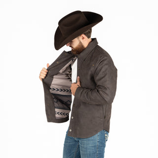 Chamarra Wrangler Café Oscuro Caballero