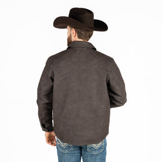 Chamarra Wrangler Café Oscuro Caballero