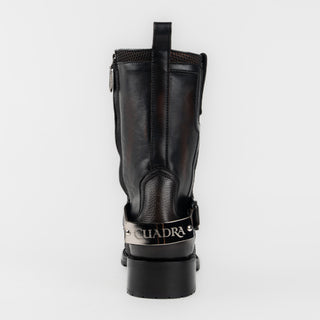 Bota Cuadra Pitón Back Lisboa Nobuck Negro Caballero