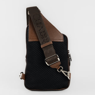 Bandolera Cuadra Fuscus Cola Belly Café Caballero