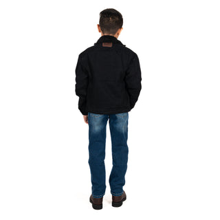 Chamarra Wrangler Borrego Negro Niño