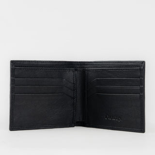 Billetera Cuadra Mantarraya Negro Caballero