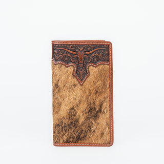 Billetera Nocona Cincelado Toro Pelo Caballero