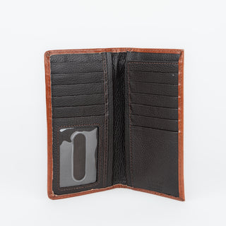 Billetera Nocona Cincelado Toro Pelo Caballero