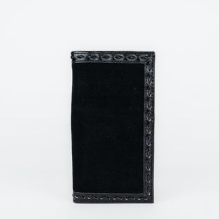 Billetera 3D Tejido Negro Caballero