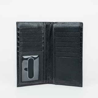 Billetera 3D Tejido Negro Caballero