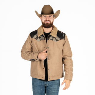 Chamarra Wrangler Borrega Camel Caballero