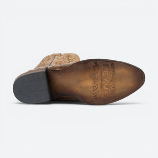 Bota Reyme 900 Avestruz Miel Barza Tabaco Caballero