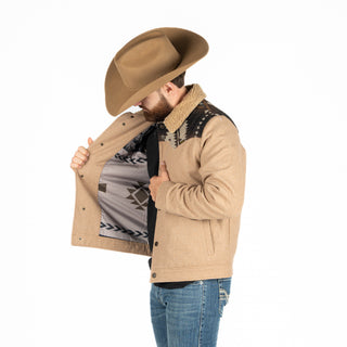 Chamarra Wrangler Borrega Camel Caballero