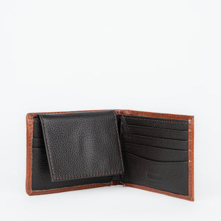 Billetera Nocona Cincelado Toro Pelo Caballero