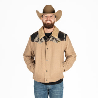 Chamarra Wrangler Borrega Camel Caballero