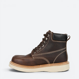 Bota Padilla 1305 Grisley Café Casco Termoplástico Caballero