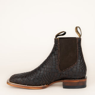 Botín Coyote Ranch Guadalupe Tejido Choco Caballero