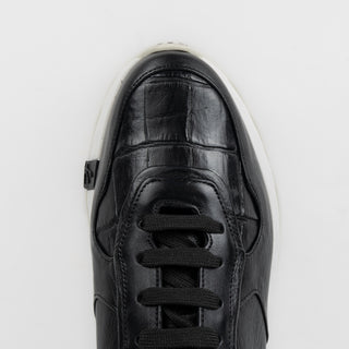 Sneakers Franco Cuadra Alligator Becerro Milan Black Caballero