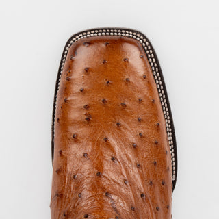 Botín Rio Grande Delfino Avestruz Coñac Caballero