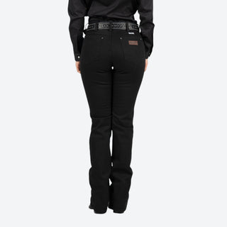 Jeans Wrangler Retro High Rise Black Dama