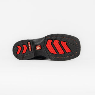 Bota Nokota Lucas 18 Deer Negro Perlatta Verde Niño