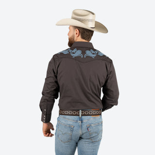 Camisa Stetson Viraje Bordado Caballero