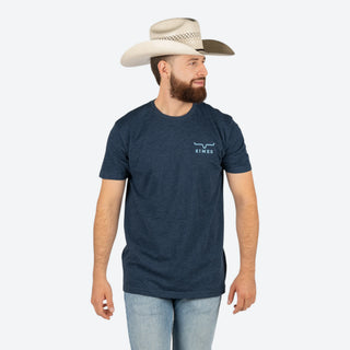 Playera Kimes Ranch Heavy Text Midnight Navy Caballero