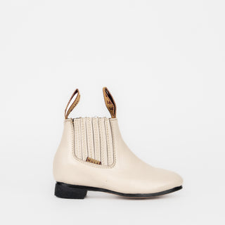 Botín La Barca 602 Piel Hueso Bebé