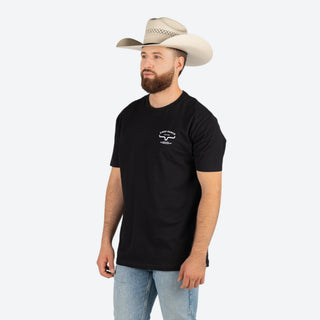 Playera Kimes Ranch Honor Black Caballero