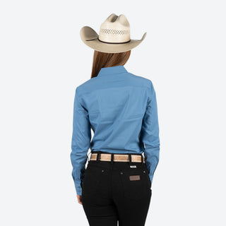 Camisa Kimes Ranch KR Team Carbon Blue Dama