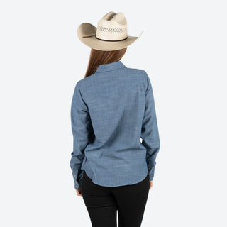Camisa Kimes Ranch Lacy Blue Dama