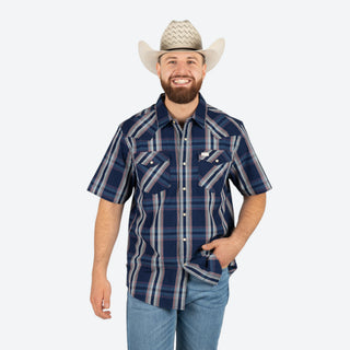 Camisa Kimes Ranch Davis Indigo Caballero