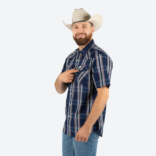Camisa Kimes Ranch Davis Indigo Caballero