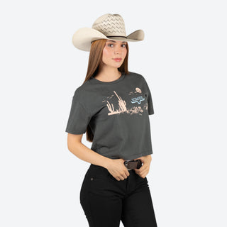 Blusa Kimes Ranch Horizon West Pepper Dama