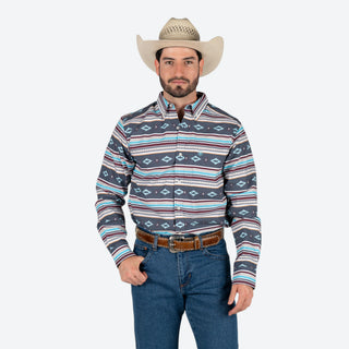 Camisa Ariat Pluto Maui Blue Caballero
