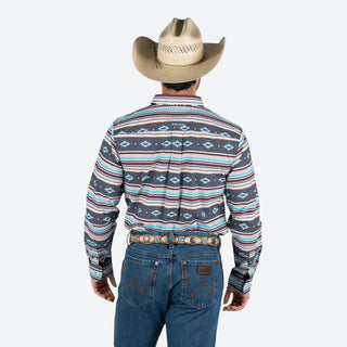 Camisa Ariat Pluto Maui Blue Caballero