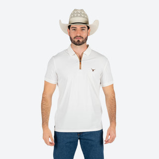 Playera Polo Rodeo Beige Kaki Caballero