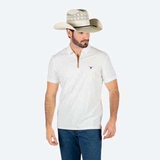 Playera Polo Rodeo Beige Kaki Caballero