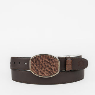 Cinturón Martelli Avestruz Choco Caballero