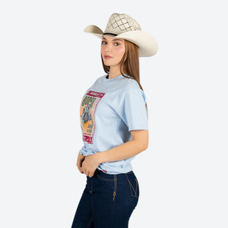 Blusa Kimes Ranch Top Bill Pacific Blue Dama