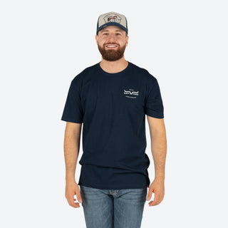 Playera Kimes Ranch Old West Midnight Navy Caballero